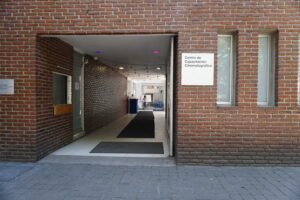 Entrada del Centro de Capacitación Cinematográfica en el Cenart, fotografiada en marzo de 2025; imagen de archivo.