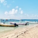 Playa de Puerto Morelos, Quintana Roo; fotografía de archivo de mayo de 2025.