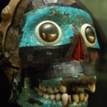 Máscara mesoamericana asociada con Tezcatlipoca resguardada en el British Museum, imagen de archivo